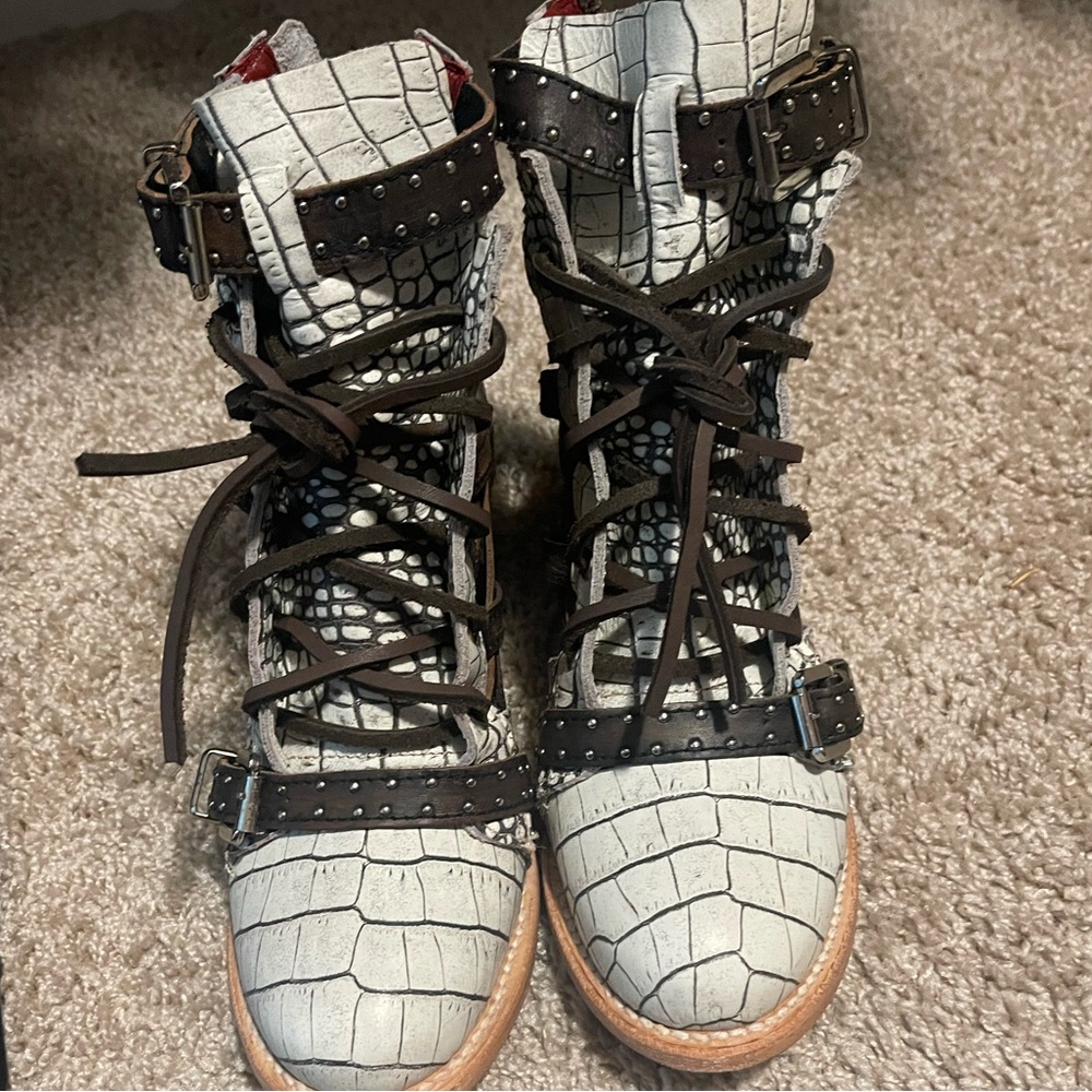 FreeBird Leather Booties (Cheyenne)